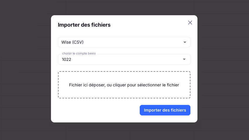 Import d'écritures avec des données CSV et Excel collées dans Importly